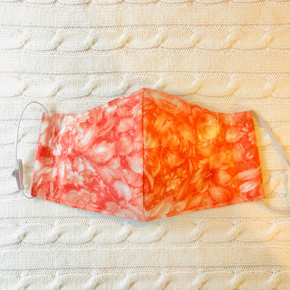 Flowers face mask